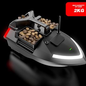 Futterboot V020 mit GPS 12.000mAh schwarz NEU ´24