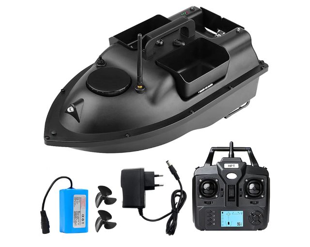 Futterboot V18B PRO mit GPS 12.000mAh Schwarz