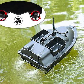 Futterboot V18B PRO mit GPS 12.000mAh Schwarz