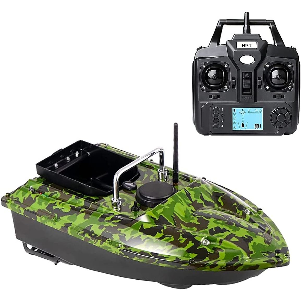 Futterboot C118 mit GPS-Navigation - Grün