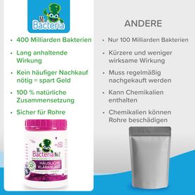 Bioenzymatischer Reiniger für Ihre HÄUSLICHE KLÄRANLAGE 500g