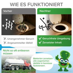 Bioenzymatischer Reiniger für Ihre LATRINE und Trockentoiletten 500g