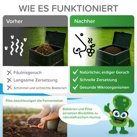 Bioenzymatischer Reiniger für Ihren KOMPOST (Kompostbeschleuniger) 500g