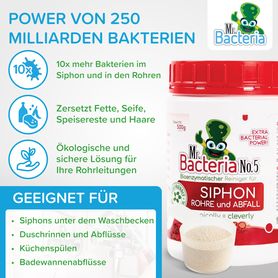 Bioenzymatischer Reiniger für SIPHON ROHRE und ABFALL 500g